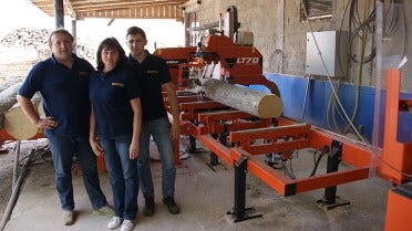 Margetic family owns a sawmilling business in Croatia